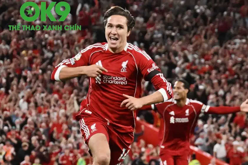 Chiesa tỏa sáng rực rỡ mang về chiến thắng cho Liverpool (Ảnh: CLB)