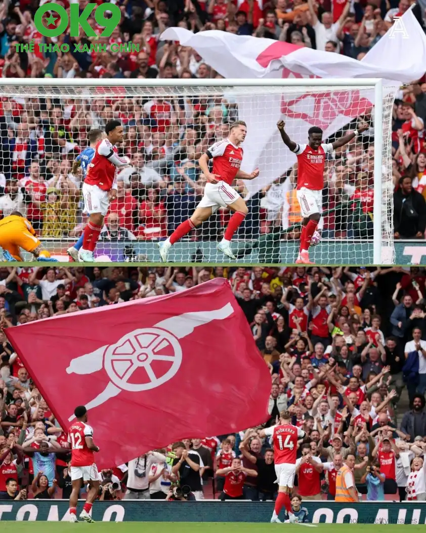 CĐV phấn khích vì Gyokeres - Ảnh: @TheAthleticFC